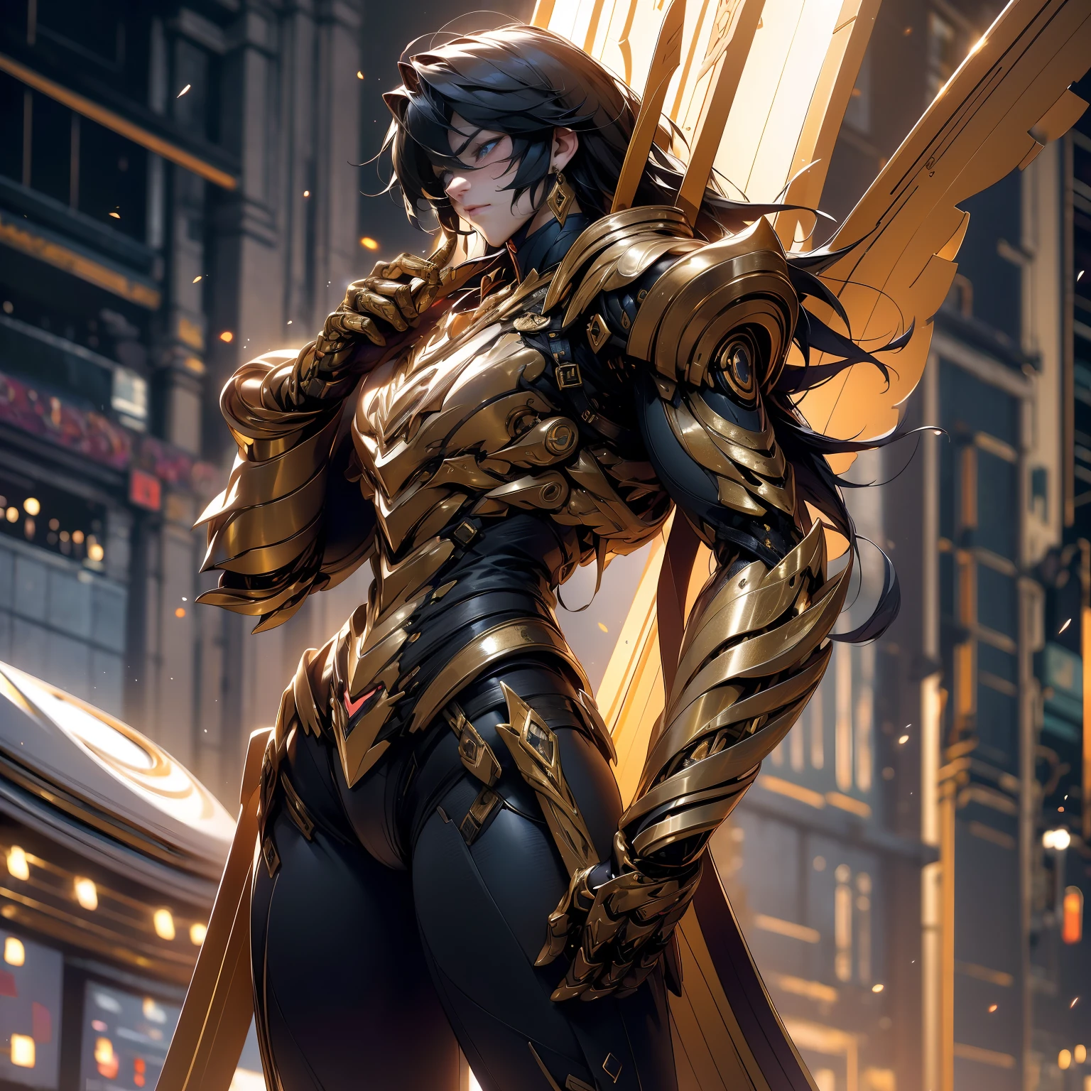 Sagittarius Golden Saint Seiya weairing spiderman suit，Full body like，combats，Close-up，of a real，Facial features are carefully depicted，Realistic skin texture，Dark style，depth of fields，high light，Real light，Ray traching，oc rendered，Hyper-realistic，best qualtiy，8K，Works of masters，super-fine，Detailed pubic hair，Correct anatomy，sharp focus on eyes，Bokeh，Facial features are carefully depicted