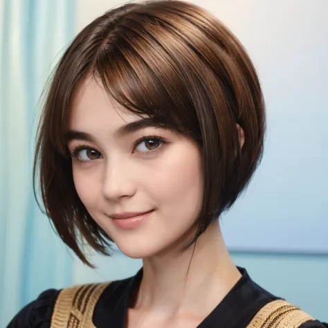 97
(a 20 yo woman,is standing), (a hyper-realistic), (high-level image quality), ((short-hair:1.46)), (hair smooth), (gentle smi...