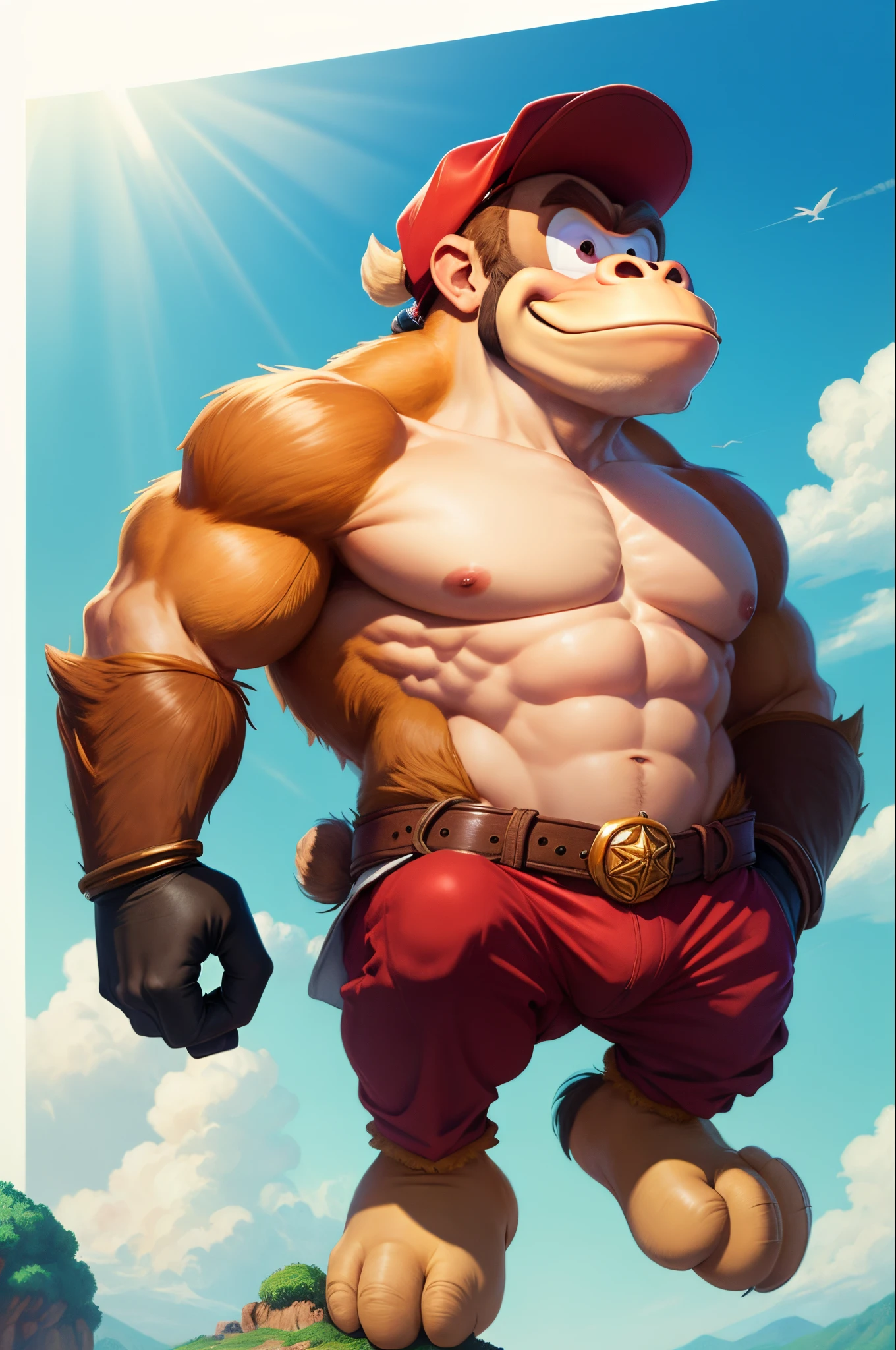 Donkey kong es un personaje de donkey kong - SeaArt AI