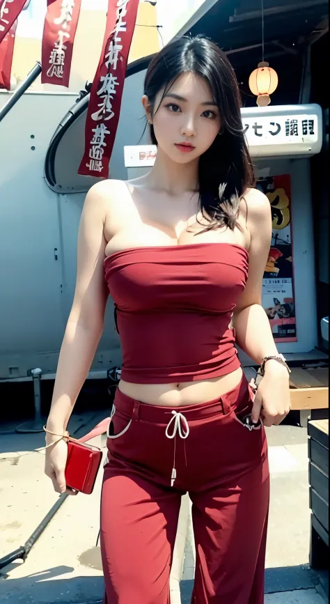 Japanese girl:1.2) (bold make-up:1.3) (sexy body:1.4), ((gigantic boobs:1.2))  sexy body, deep (High quality) HD, boobs, gigantic boobs - SeaArt AI