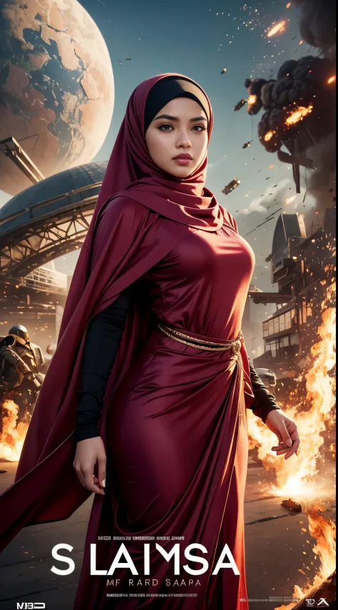 RAW, Best quality, high resolution, masterpiece: 1.3), beautiful Malay woman in hijab (iu:0.8)1beautiful  Malay woman in hijab w...