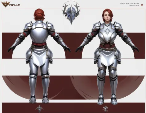(masterpiece:1.1),(highest quality:1.1),(HDR:1),extreme quality, a close up of a person in armor with red hair, full body character concept, full body concept, detailed full body concept art, concept armor, detailed full body concept, full body concept art...