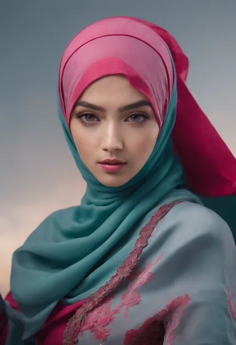 Best quality, high resolution, masterpiece: 1.3), beautiful Malay woman in  hijab - SeaArt AI