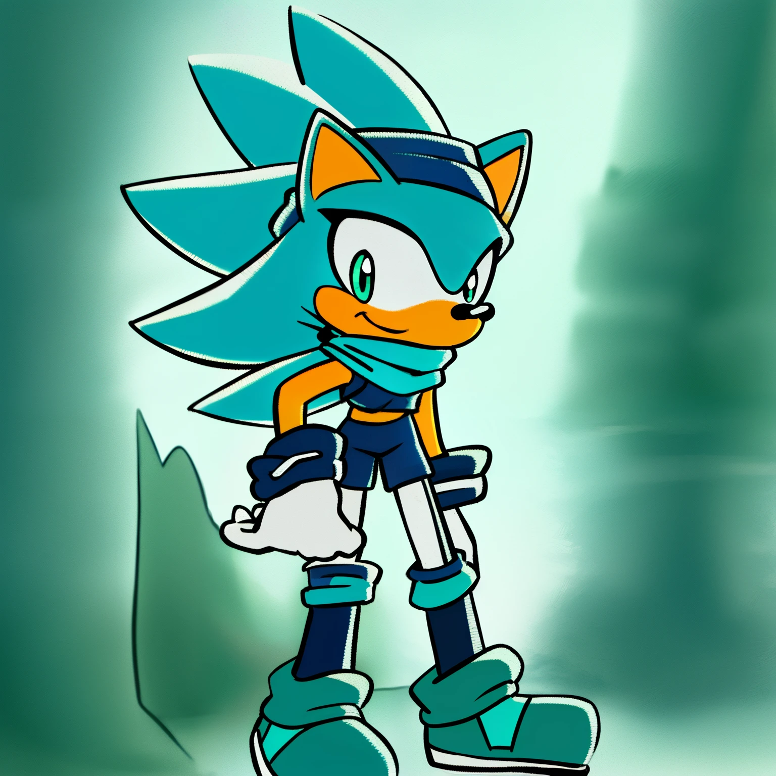 Sonic the hedgehog by the - blue - and - green - haired sonic - SeaArt AI