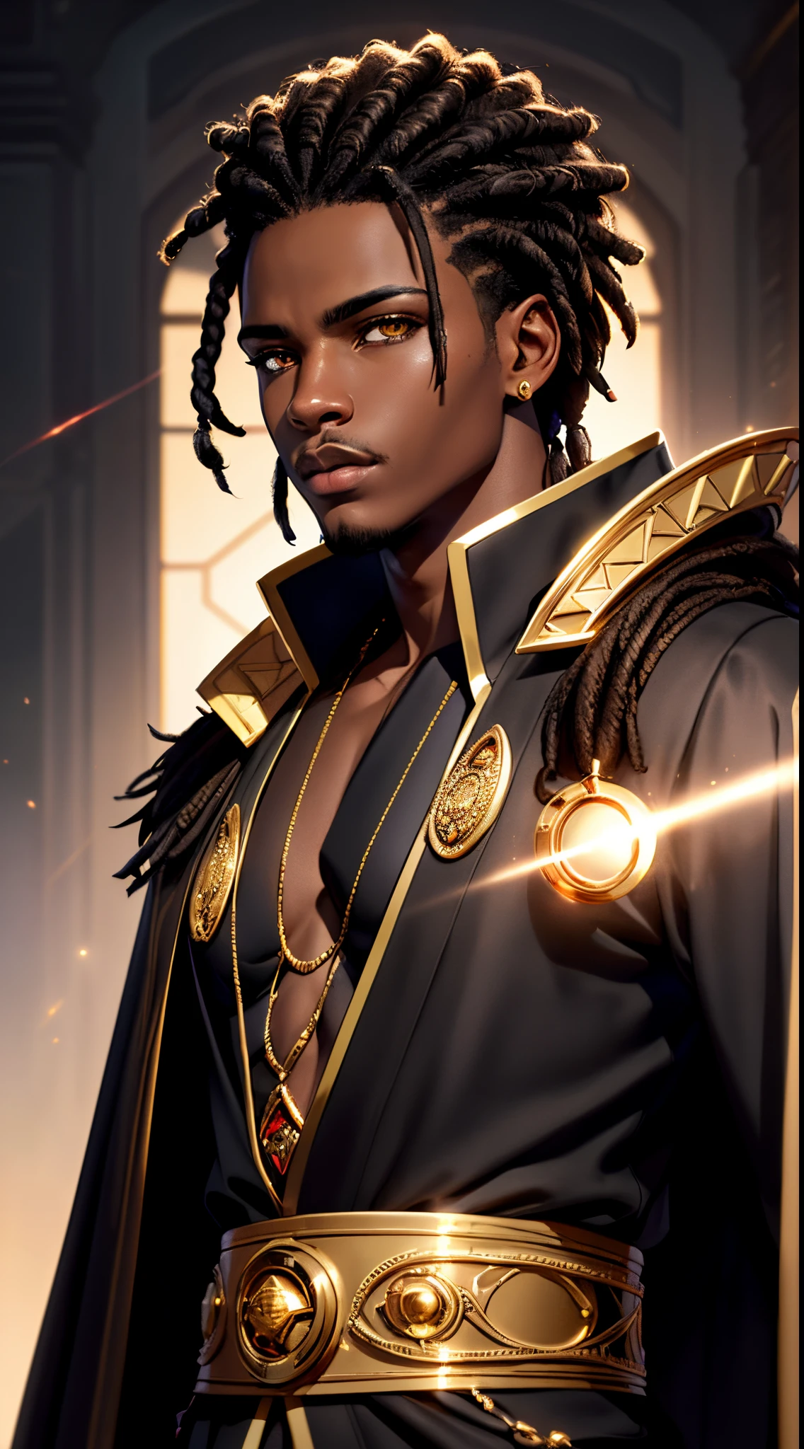 A Man With Dreadlocks And A Cape On His Head SeaArt AI a-man-with-dreadlocks-and-a-cape-on-his-head-seaart-ai