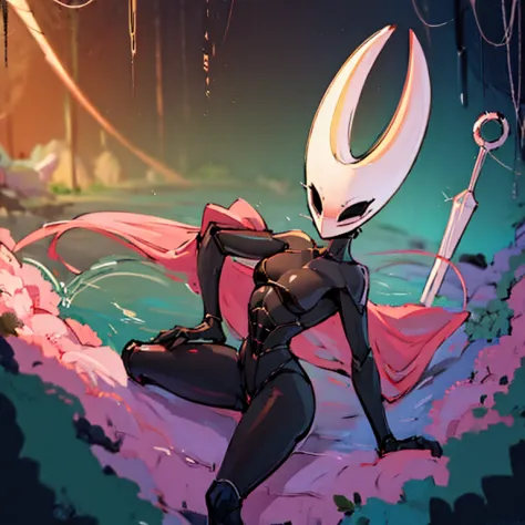 Hornet de hollow knight desnuda sexy de cuerpo posterior con trasero detallado