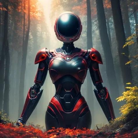 Ultra-professional cinematic landscape photo of a giant female android (EDI), blackboard atmosphere, Kinematic, global iluminati...