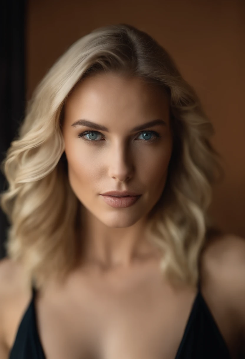 Bleu dechiré jean with a white croc top and a black dress , fille naturel aux yeux vert claire, Portrait de Justine Mazurier, cheveux blonds carré plongeant et grands yeux, une jeune femme, maquillage naturel, Look directly into the camera, Visage avec Artgram, decentes léger Maquillage, Superbe photo du corps entier, debout dans la rue   , gros seins, Blonde, Frenchwoman