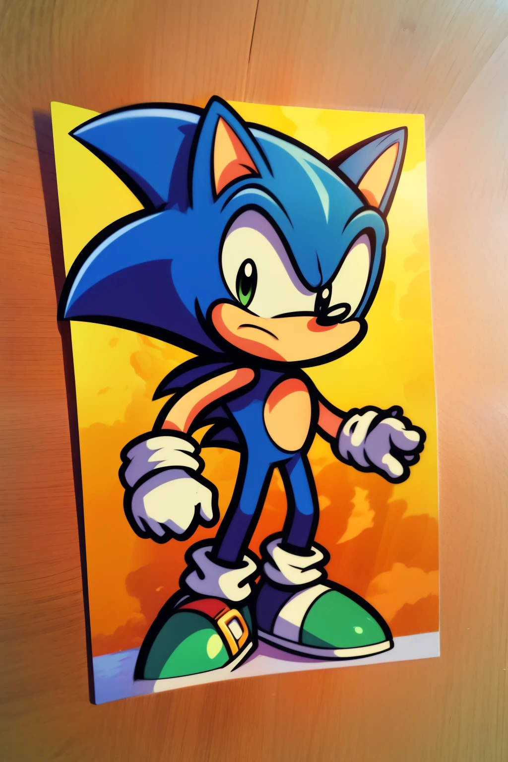 Sonic the hedgehog by art - o - rama - SeaArt AI