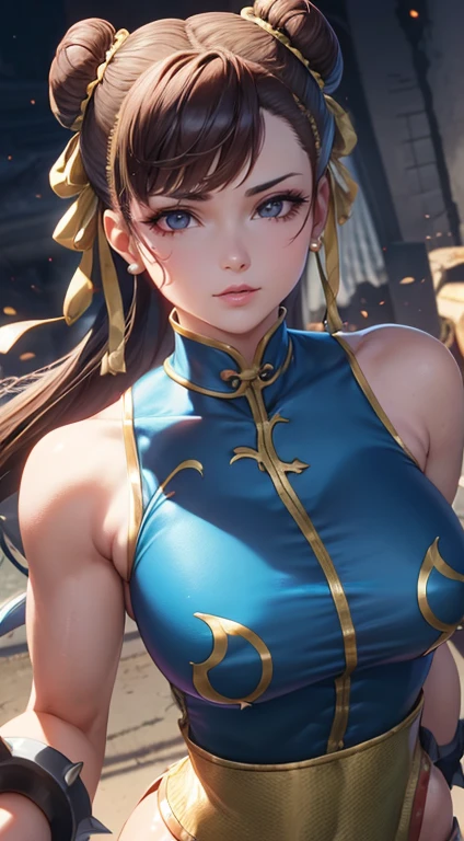 Chun li como Wonder Woman, DC Quadrinhos, Extremamente realista,8K mais detalhado.Motor irreal:1.4,UHD,melhor qualidade:1.4, fotorrealista:1.4, textura da pele:1.4, obra prima:1.8,obra-prima, melhor qualidade,Objeto de objeto], (detailed face features:1.3),(manos Detalhado:1.4),(Apocalyptic Destroyed City Al:1.4)