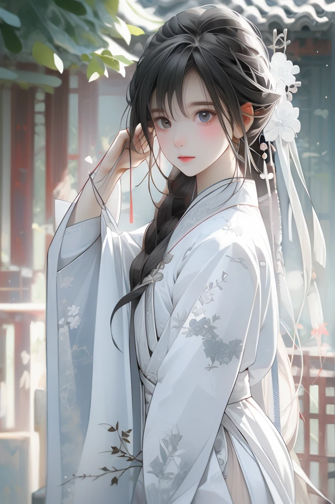 white hanfu