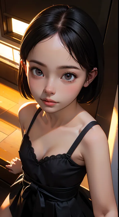 (masterpiece, best quality:1.4), 8k, 85mm, official art, absurdres, (downblouse:1.2), (from above:1.1), violaceaess, cute face, ...