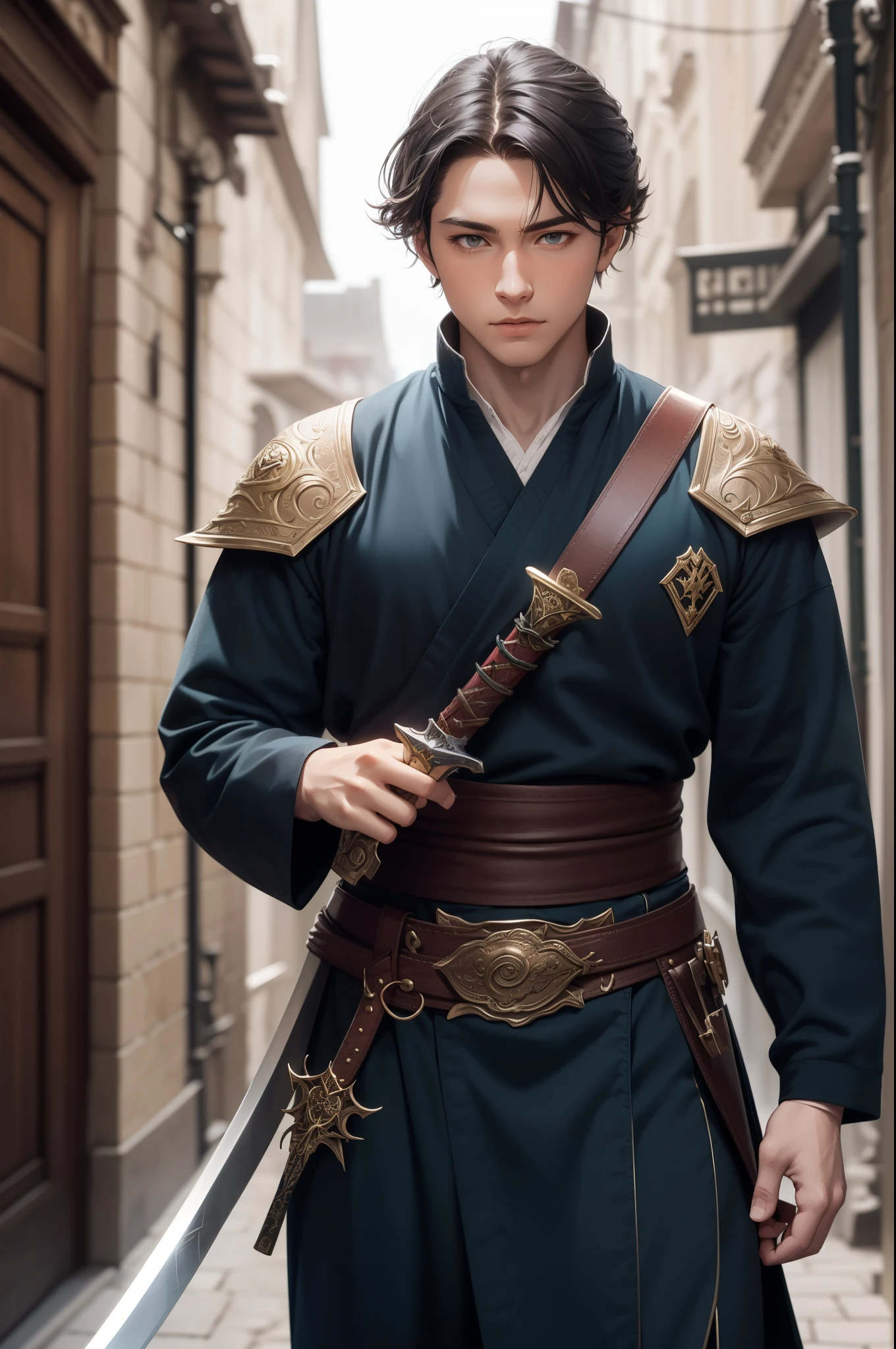 Our world is a magical world where swords and magic can magically turn into reality. In this world, there is a man named Kieran, Kieran is a passionate young swordsman with a passion for discovering the power of swords and magic.