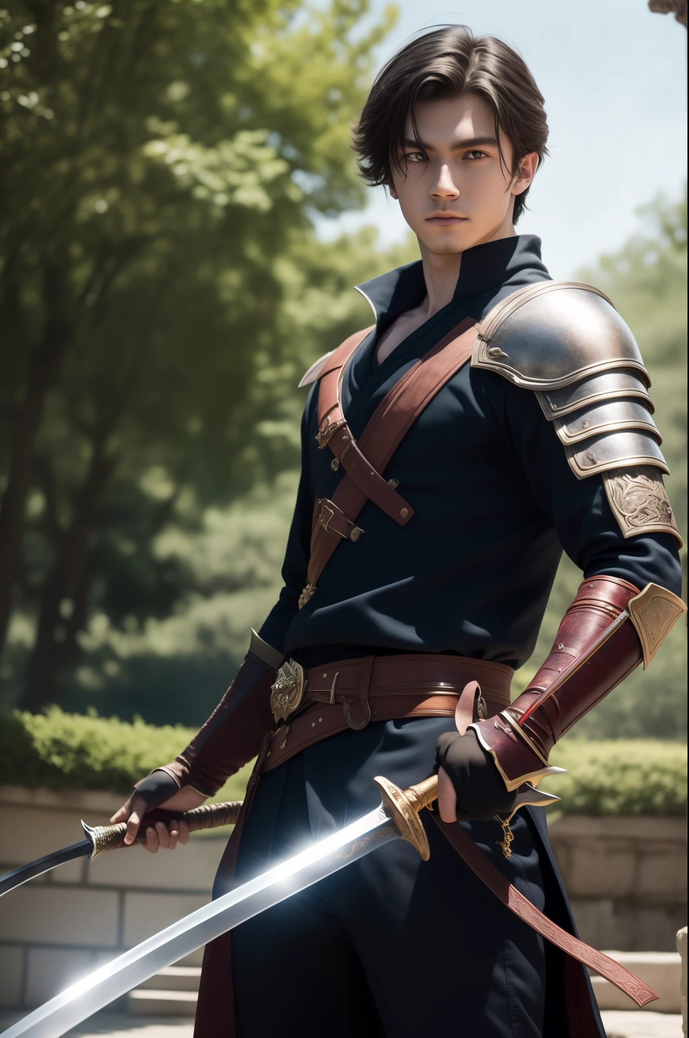 Our world is a magical world where swords and magic can magically turn into reality. In this world, there is a man named Kieran, Kieran is a passionate young swordsman with a passion for discovering the power of swords and magic.