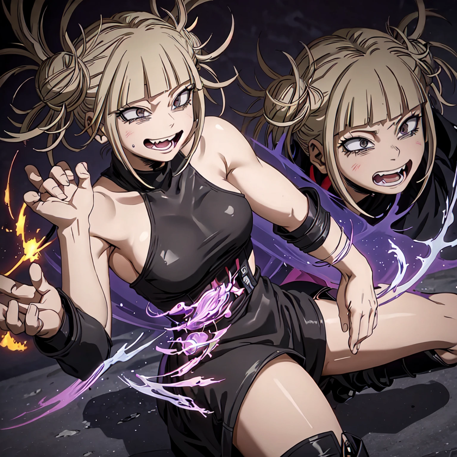 Himiko Toga,anime,sexy,my hero academia,dangerous expression - SeaArt AI