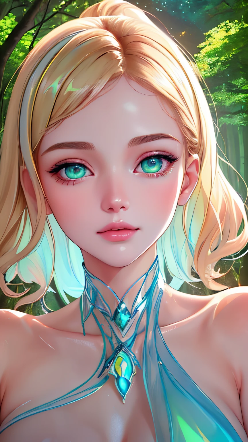 (masterpiece, best quality, ultra high res, extremely detailed, sharp focus, perfect feminine face, hourglass fogure), (face potrait:1.4), An ethereal female figure with delicate, luminescent wings, surrounded by glowing, magical creatures in an enchanted forest
Subsurface skin scattering, shiny skin, iridescent dress, detailed background, ([Elizabeth Olsen|Anne Hathaway|Selena Gomez]:0.8), round cute face, green eyes, close-up, amazing fine detail, Nikon D850 film stock photograph Kodak Portra 400 camera f1.6 lens, rich colors, lifelike texture, dramatic lighting, unreal engine, trending on ArtStation, cinestill 800 tungsten