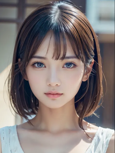 ​masterpiece、1 beautiful girl、detailed brown eyes、Puffy eyes、top-quality, 超A high resolution, (Realisticity: 1.4), cinematlic li...