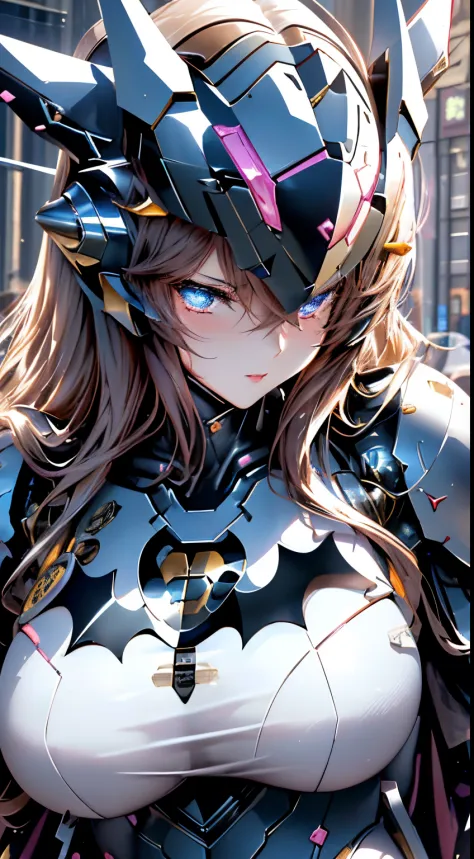 ,  Haruma Yayoi, a 3D render, akihiko yoshida”, female android，anigirl batman, snake woman hybrid, Can pose, full body close-up ...