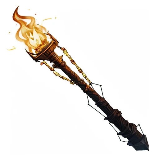 DnD magic item, name - (Torch Of Web), description - (When this torch ...