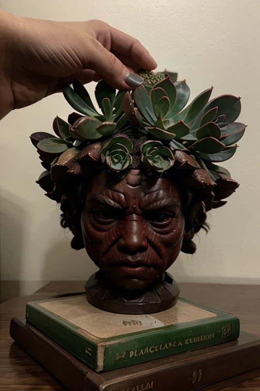 demogorgon with a succulent plant head
