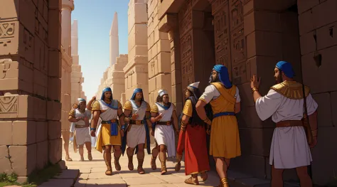 Go back in time and see the biblical story of the Israelites leaving Egypt
