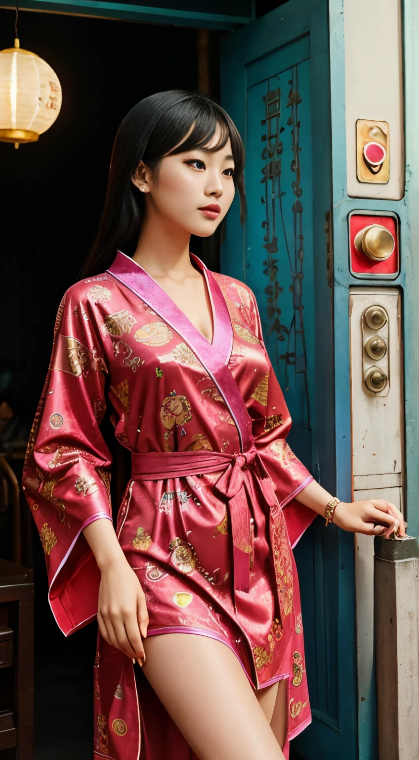 Dans le tunnel des temps modernes，Appeler le cœur des femmes chinoises，Ouvrez la porte au rétro。Trésor découvert dans les années 1970，Des souvenirs colorés traversent les vêtements，Des motifs uniques tissent la mélodie du temps。Portez une robe vintage，Les Chinoises entrent dans les années 70 psychédéliques，Regarde les seins 1：3，La lumière de l&#39;arc-en-ciel brille dans cette ville。Son existence devient une chanson du temps，Amenez les gens autour de vous à suivre les rythmes rétro。Soyez témoin de son parcours sur les réseaux sociaux，Le charme déferle et de plus en plus d&#39;âmes sont attirées par cette mélodie qui voyage à travers le temps et l&#39;espace.，que&#39;Comme retrouver des fragments d&#39;âme perdus parmi des notes vintage.。