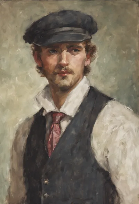 bridegroom, slav, handsome man, curly forelock, cap, waistcoat