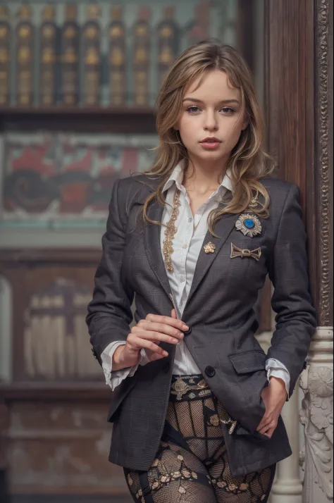 ((best quality)), ((masterpiece)), (detailed), school blazer, detailed face, renatadaninsky