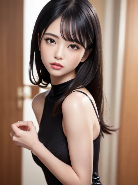 One Japan Woman、32K, Raw photo, Photorealistic: 1.25), (Lip gloss, Eyelashes, Glossy face, Glossy skin, Best Quality, Ultra High...