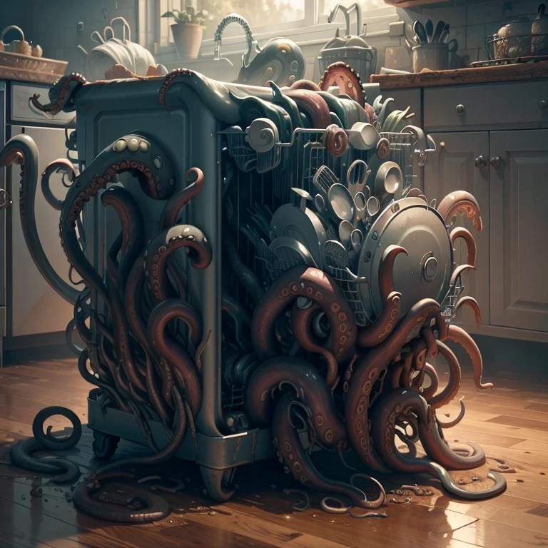 dishwasher, TentacleHorrorAI