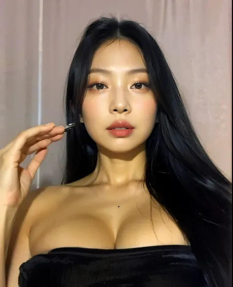 Lewd Porn photos of a beautiful 18 year old young Korean idol presenting  pussy w - SeaArt AI