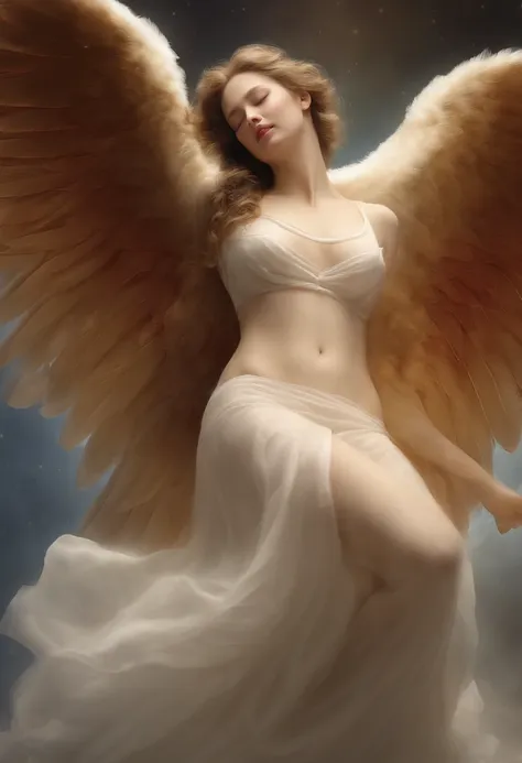 Beautiful, masterpiece, beata undine, angel face, big wings - SeaArt AI