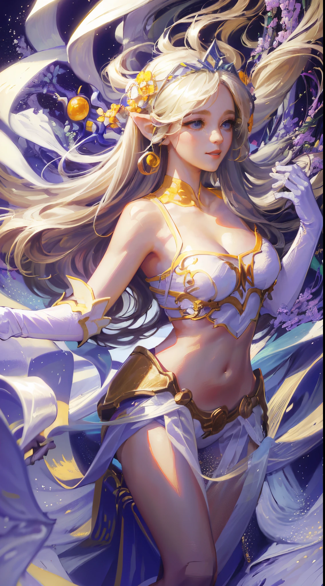 janna,League of Legends,cuerpo completo, tiro cercano,(centrarse en el cuerpo y la cara:1.2),animado ,vista frontal, paisaje claro,Hermosos ojos detallados,hermosos labios detallados,pestañas largas,ojos abiertos, sonrisa, mirando al espectador,De pie ,(vistiendo detalle Aodai:1.2),pelo despeinado,(fondo vietnamita de fantasía:0.8),La energía del aura se agrieta y vuela.,cuerpo guerrero