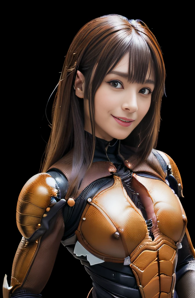 (high resolution,masterpiece,best quality,extremely detailed CG, anime, official art:1.4), realistic, photo, amazing fine details, all intricate, gloss and shiny,awesome many layers, 8k wall paper, 3d, sketch, kawaii, illustration,( solo:1.4), perfect female proportion,villainess, (fusion of dark brown cockroach and lady:1.4), (brown cockroach form lady:1.2), (brown cockroach lady:1.2), (fusion:1.2), (solo:1.4), (evil smile:1.2), muscular, abs, (cockroach brown exoskeleton bio insect suit:1.4), (cockroach brown exoskeleton bio insect armor:1.2), (brown transparency cockroach wing:1.4), (brown cockroach antennae:1.3),