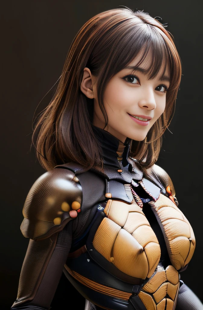 (high resolution,masterpiece,best quality,extremely detailed CG, anime, official art:1.4), realistic, photo, amazing fine details, all intricate, gloss and shiny,awesome many layers, 8k wall paper, 3d, sketch, kawaii, illustration,( solo:1.4), perfect female proportion,villainess, (fusion of dark brown cockroach and lady:1.4), (brown cockroach form lady:1.2), (brown cockroach lady:1.2), (fusion:1.2), (solo:1.4), (evil smile:1.2), muscular, abs, (cockroach brown exoskeleton bio insect suit:1.4), (cockroach brown exoskeleton bio insect armor:1.2), (brown transparency cockroach wing:1.4), (brown cockroach antennae:1.3),