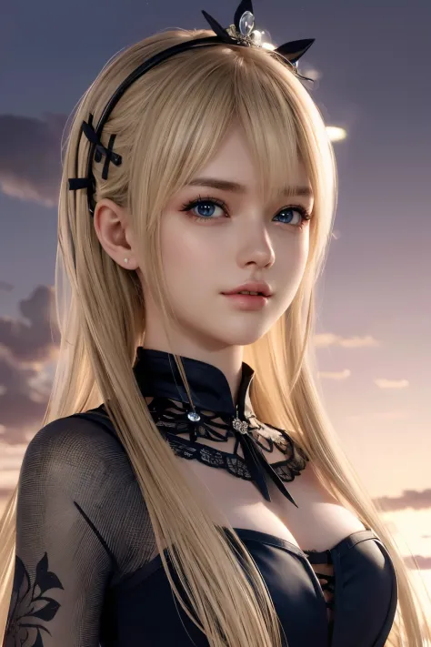 ​Marie rose, Blonde hair, masterpiece, masterpiece, (Ultra Realistic), (Illustration), (Increased Resolution), (8K), (Extremely ...