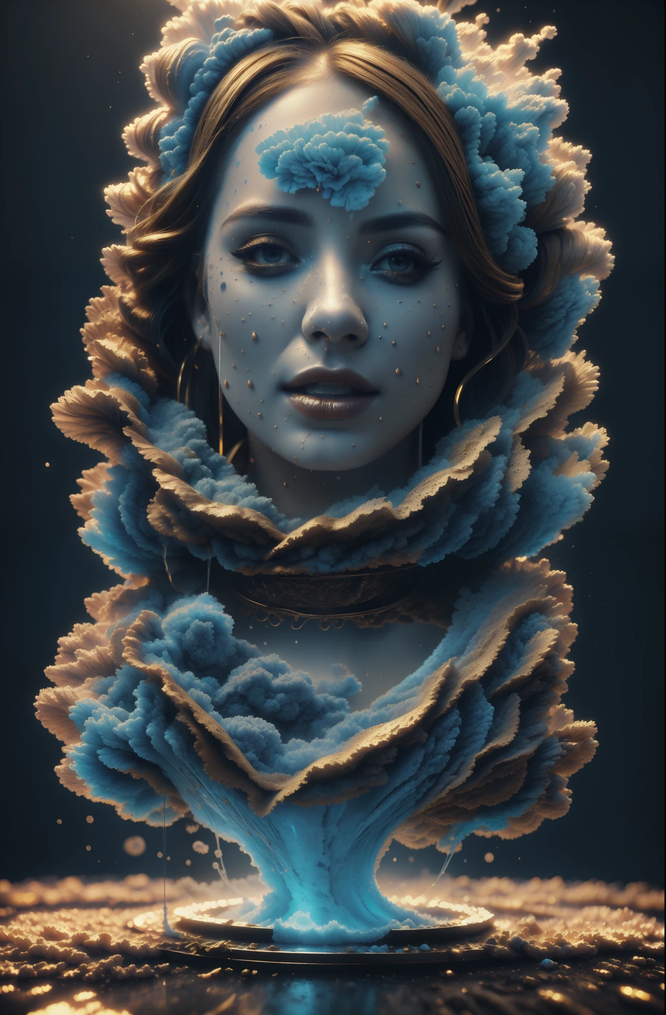 Alberto seveso art, dancing sillhouette, water ink, ink water, ink cloud, alberto seveso art, loose painting style, intricate detail, cinematic lighting, octane render, 8k render, volumetric lighting