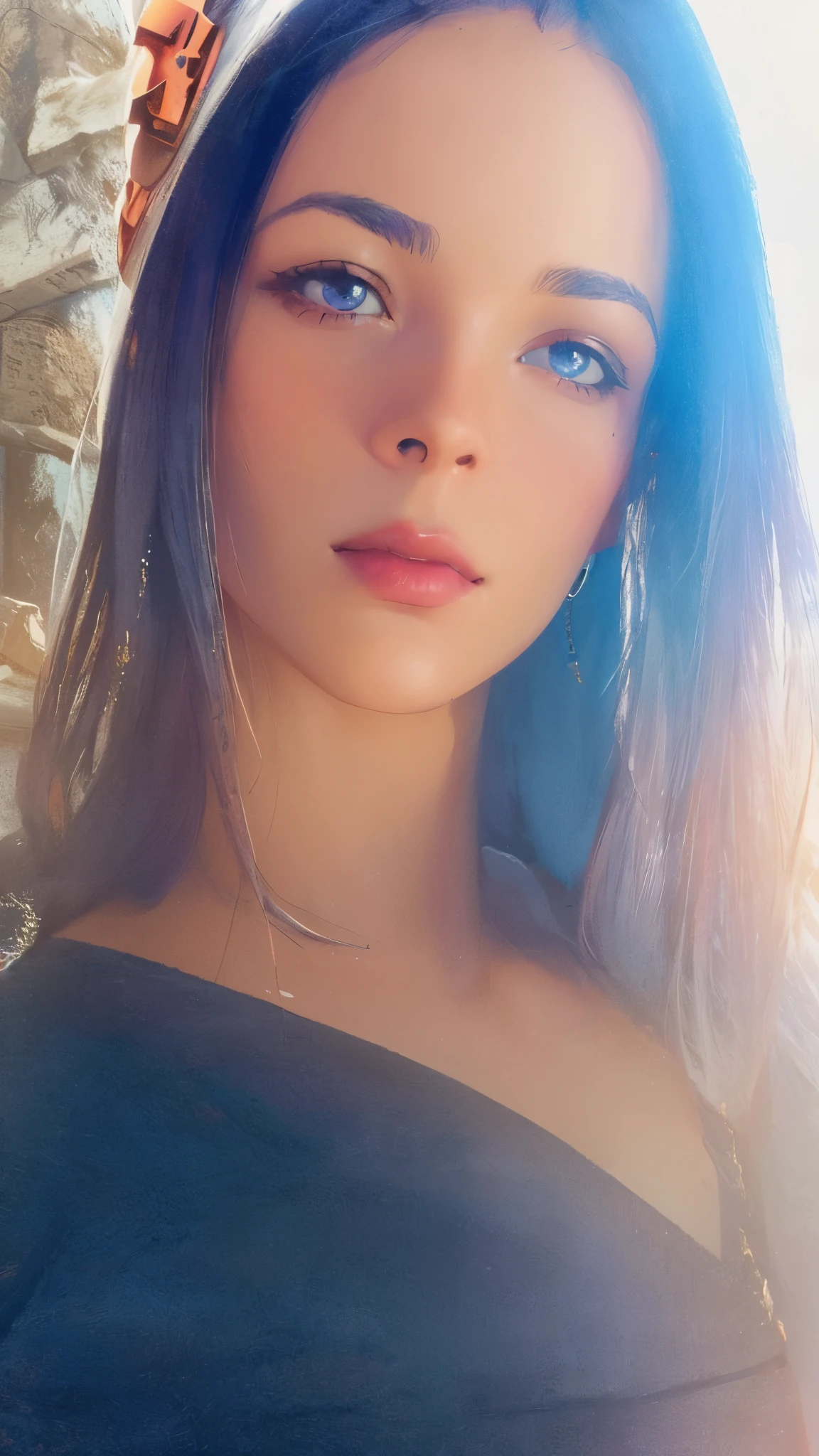 atmospheric scene,  master part,  best quality,  (face detailed,  detail skin texture,  ultra-detailed body),  (Cinematic light:1.1),  r0seb7rne-smf | red hair,  long redhead hair
((1girl)),  long redhead hair,  (Purple eyes),  armour azul escuro,  Sorceress clothes,  black and blue metal necklace,  corpo sexy,  disturbed facial expression,  Apocalyptic fantasy landscape,  science fiction,  Cinematographic defoliation,  dynamic lights., witch,  (Black-eyed iris) blue colored eyes,  Caucasian skin, armour,  swort,  fire,  field of battle,  dim sky,  blue clouds,  Blue feather coat,  oversized coat,  elegant fur coat,  dark blue coat,  breasts big,