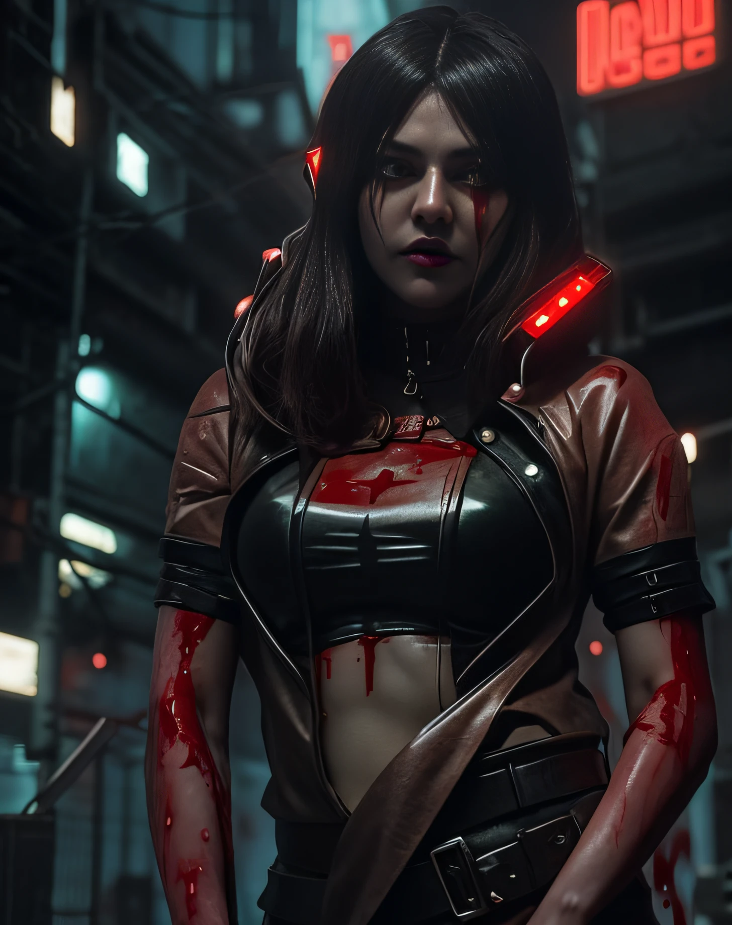 anime, female, blood, demon, blood, blood, blood, blood, blood, blood, blood, blood, blood, blood, blood, blood, blood, blood, blood, blood, blood, blood, blood, blood, blood, blood, blood, blood, blood, blood, blood, blood,, cyberpunk dark fantasy art, dark cyberpunk illustration