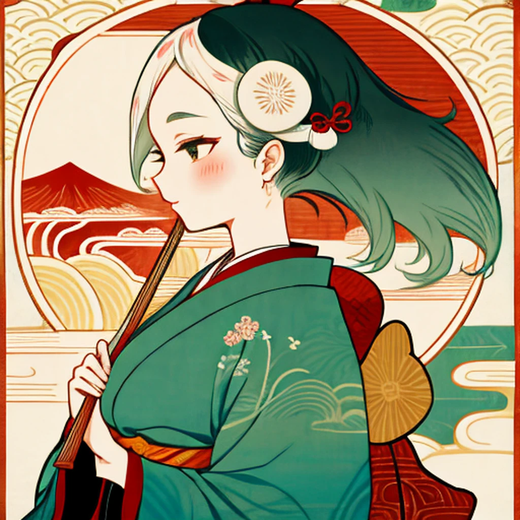 Ukiyoe 1 Mulher