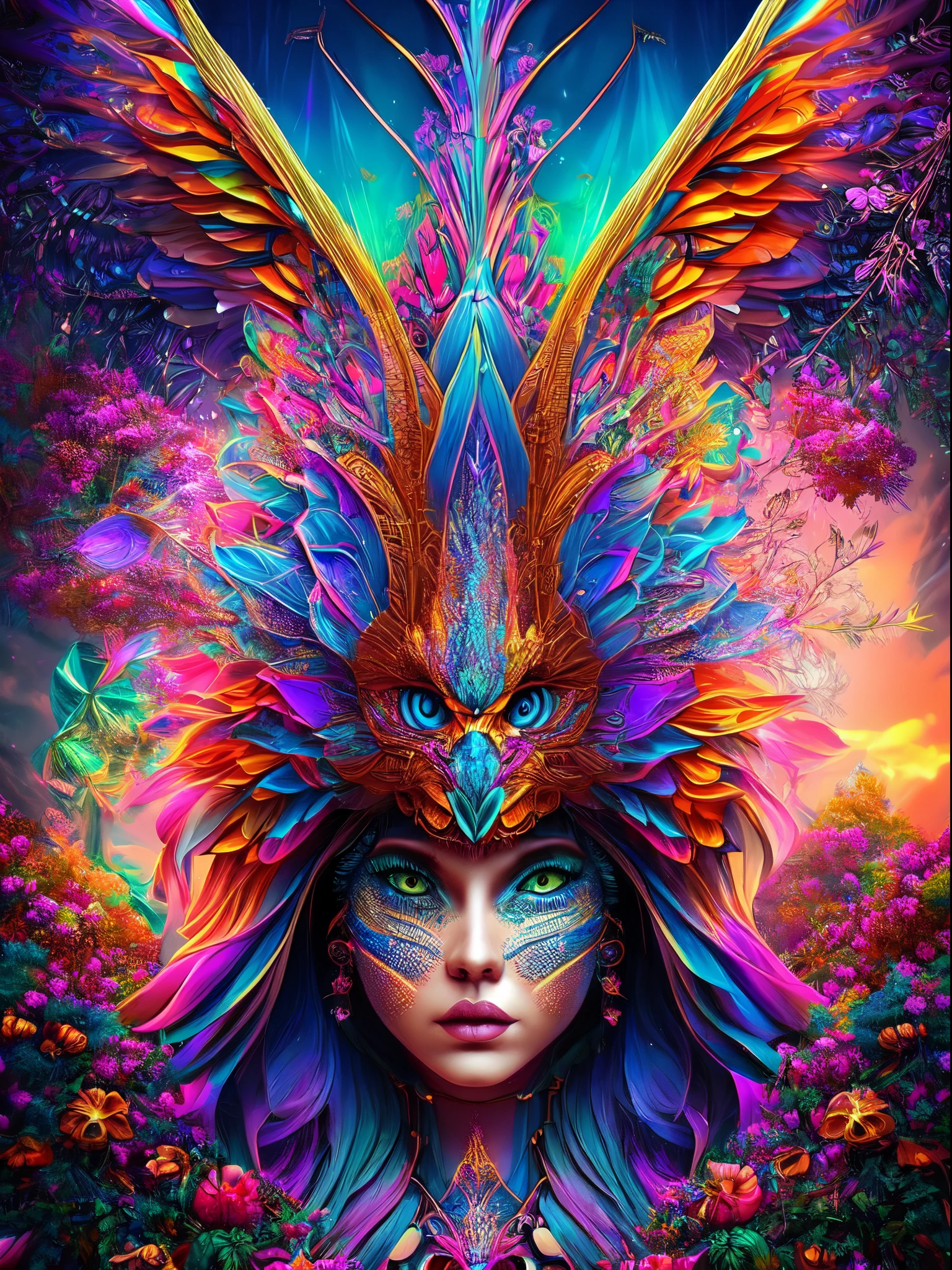 a cute Furry in center in a psychedelic and surreal world, ultra-detailed, with vibrant colors and lighting effects, creating a masterpiece with 8k and 4k resolution. Furry is depicted with intricate details, merging with the surroundings seamlessly. The scene exudes a sense of otherworldly beauty and mystique, combining the ancient Egyptian deity with a contemporary psychedelic aesthetic, creating a visually stunning and mind-altering experience. strong facial expressions"only a big Furry face in center in a psychedelic and surreal spiral world, ultra-detailed, with vibrant colors and lighting effects, creating a masterpiece with 8k and 4k resolution. Furry is depicted with intricate details, merging with the surroundings seamlessly. The scene exudes a sense of otherworldly beauty and mystique, combining the ancient Egyptian deity with a contemporary psychedelic aesthetic, creating a visually stunning and mind-altering experience. strong facial expressions"