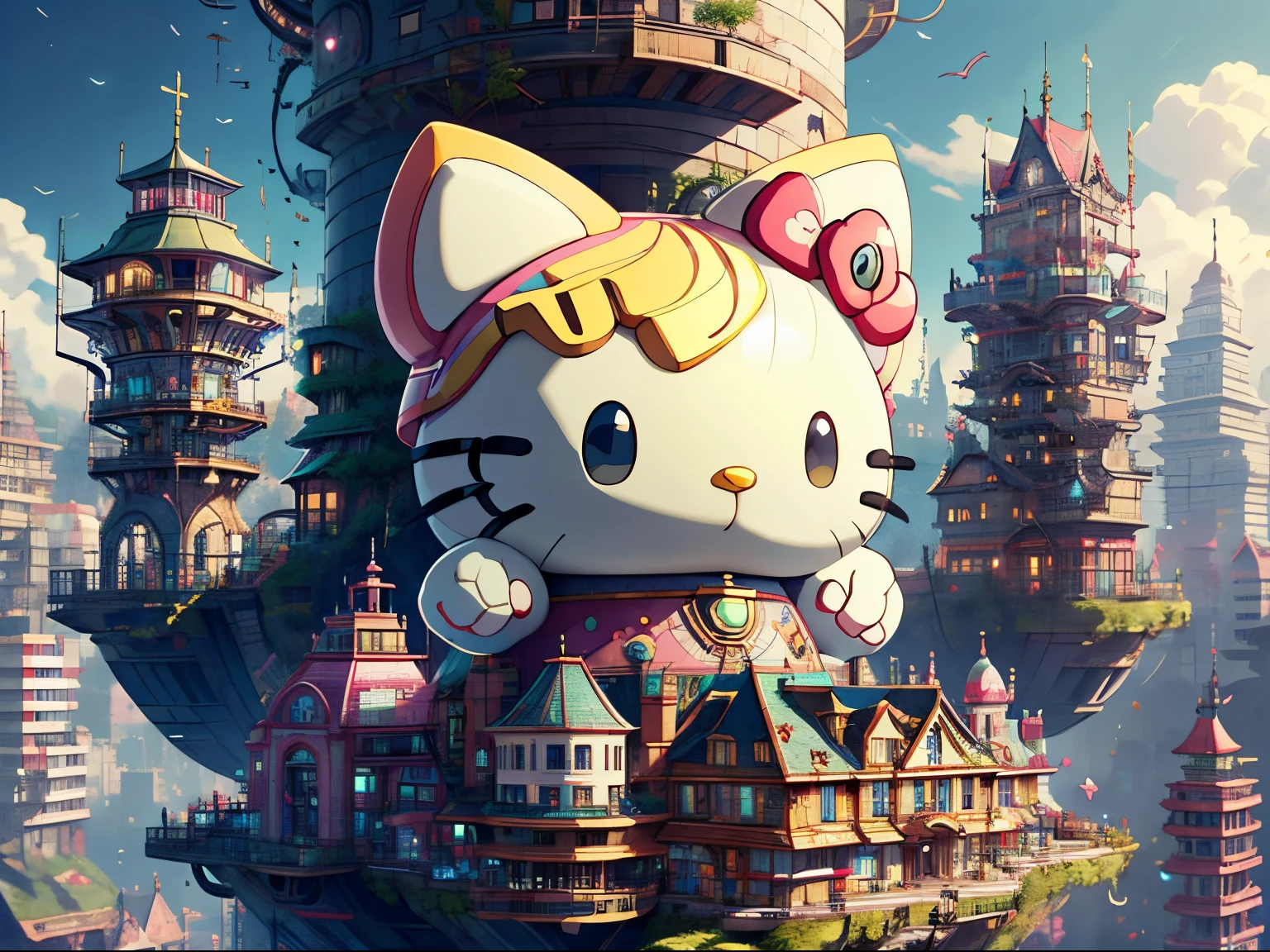 Anime kitty wallpapers hd kitty wallpapers hd wallpapers - SeaArt AI