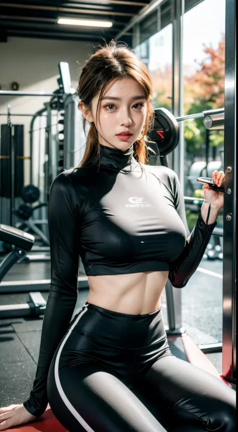 face is :9,1714884241], Sportswear Leading Elite Secretary, gym、 (Long Sleeve High Neck Yoga Wear、Long pants leggings)、(Short La...