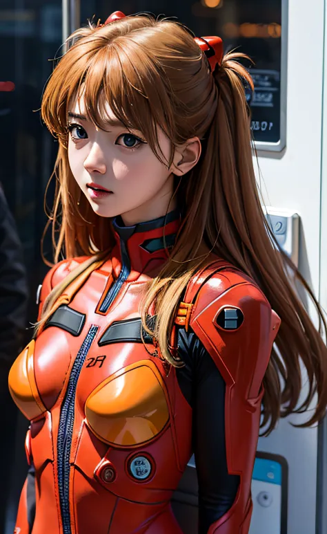 Plug Suit 02,Shikinami Asuka Langley、