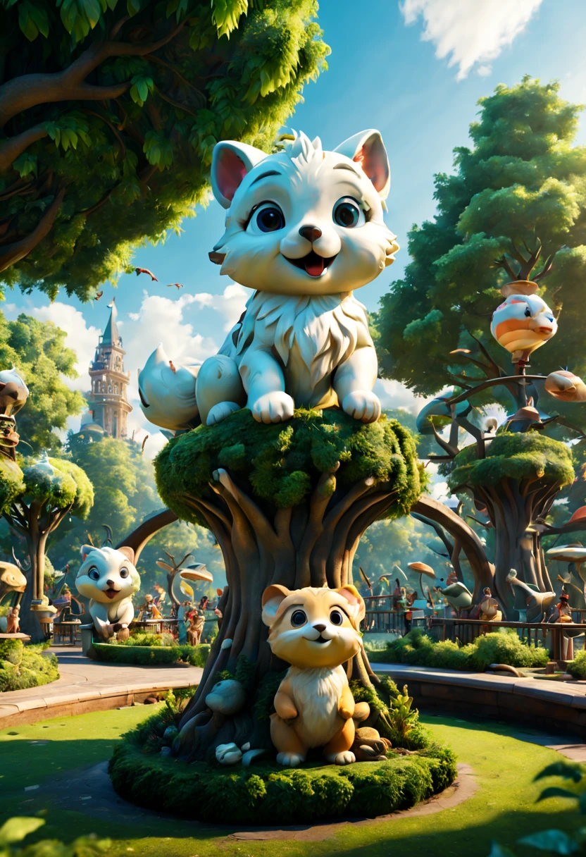 Theme Park/主题公园/テーマパーク created with SeaArt AI