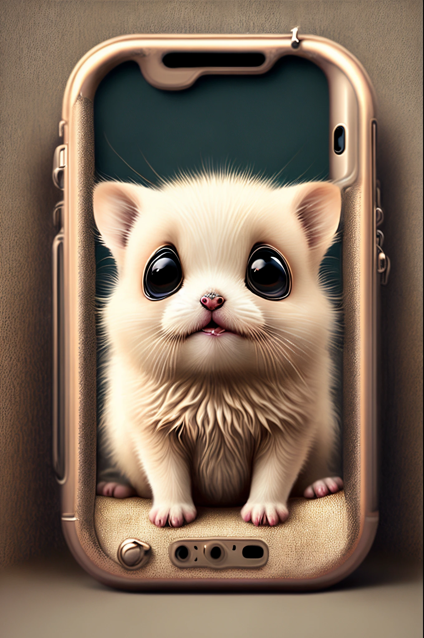 very cute creature who’s in its home which is an iphone wallpaper