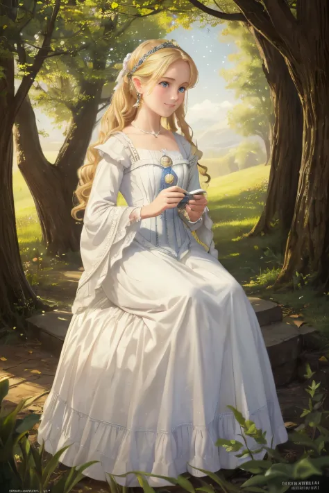 Highly detailed RAW color photo, 15 years old Virginia Otis in a victorian sexy dress, pixar style, in the style of bright 3D ob...