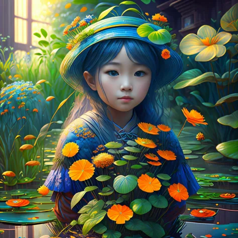 plant girl, monet, blue, orange, grey, ShoeAI

(best quality,4k,8k,highres,masterpiece:1.2),ultra-detailed,(realistic,photoreali...