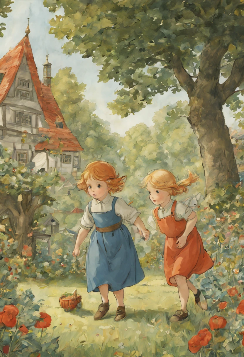 par Elsa Beskow, (Améliorer:1.4), complexe, capture d&#39;écran d&#39;anime, (Meilleure qualité, chef-d&#39;œuvre, Travail représentatif, art officiel, professionnel, unité 8k fond d&#39;écran:1.3)