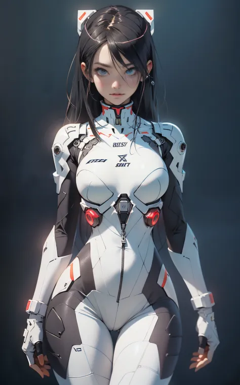 (((Adult Woman))), ((Best Quality)), ((masutepiece)), (Detailed: 1.4), (Absurd), 35-year-old adult woman with Simon Bisley-style micro thong, Genesis evangelion neon style clothing, 2-piece clothing, Long Black Hair, arm tatoo, cybernetic hands, pastel, Ce...